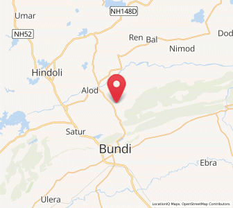 Map of Borkhera, Rajasthan