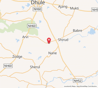 Map of Borkund, Maharashtra
