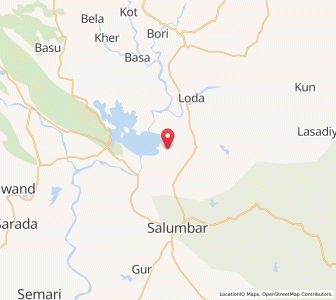 Map of Borla, Rajasthan