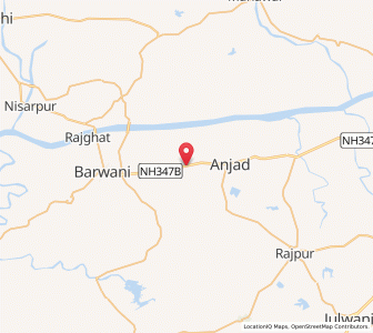 Map of Borlai Pir, Madhya Pradesh