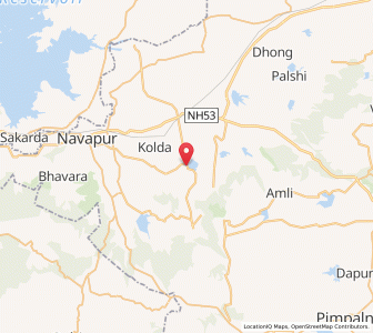 Map of Borpada, Maharashtra