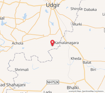 Map of Borul, Maharashtra