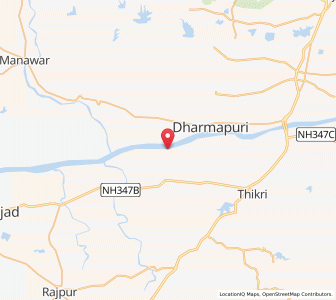 Map of Brahmangaon, Madhya Pradesh