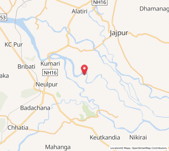 Map of Bramhabarada, Odisha
