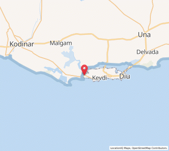 Map of Brancavara, Gujarat
