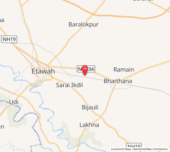 Map of Buapur, Uttar Pradesh
