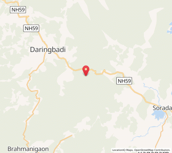Map of Budagurha, Odisha