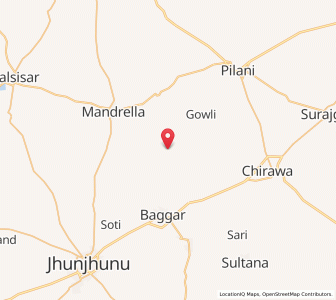 Map of Budaniyan, Rajasthan