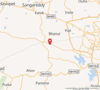 Map of Bulkapur, Andhra Pradesh