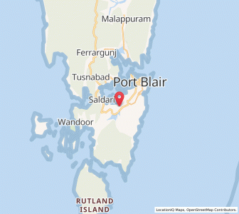 Map of Bumlitan, Andaman and Nicobar Islands