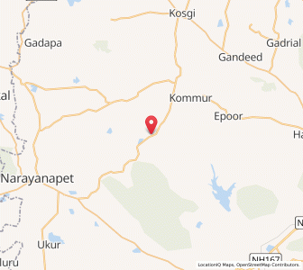 Map of Bunaid, Andhra Pradesh