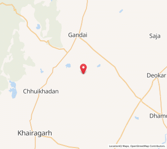 Map of Bundeli, Chhattisgarh