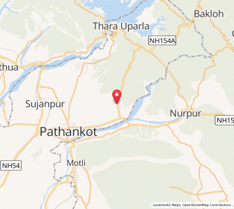 Map of Bungal, Punjab