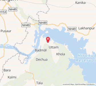Map of Bungapali, Chhattisgarh