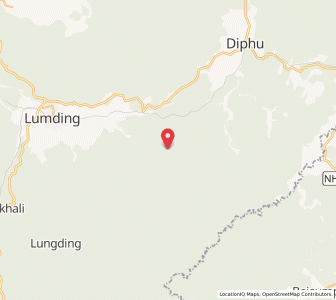Map of Burabe, Assam
