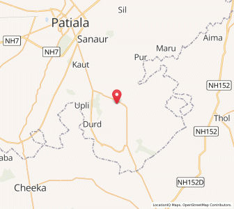 Map of Burah Majra, Punjab