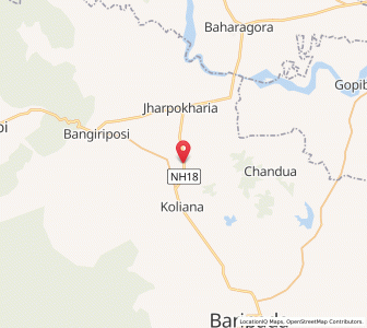 Map of Buramara, Odisha
