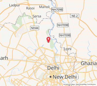 Map of Burari, Delhi