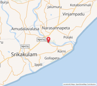 Map of Buravalli, Andhra Pradesh