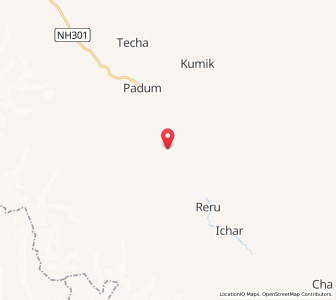 Map of Burdun Gompa, Kashmir