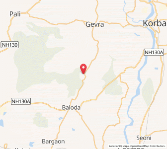 Map of Burgahan, Chhattisgarh