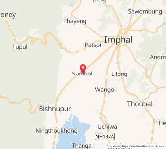 Map of Buri Bazar, Manipur