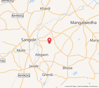Map of Burli, Maharashtra