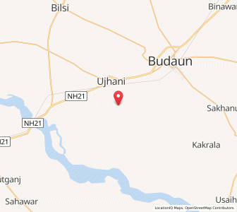 Map of Burra Faridpur, Uttar Pradesh