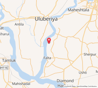 Map of Burul, West Bengal