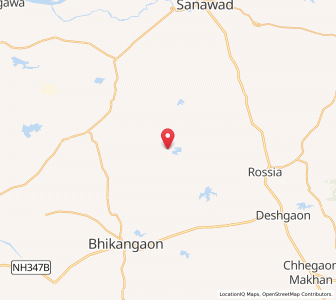 Map of Burut, Madhya Pradesh
