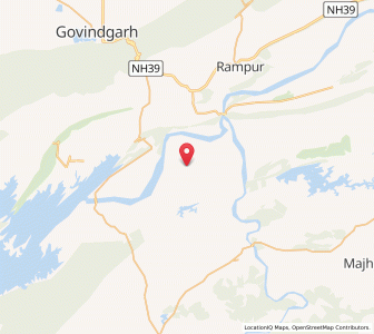 Map of Burwa, Madhya Pradesh