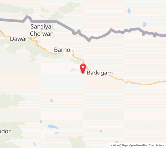 Map of Butimali, Kashmir