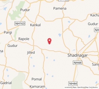 Map of Byrampalli, Andhra Pradesh