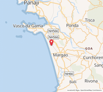 Map of Calate, Goa