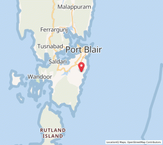 Map of Calicut, Andaman and Nicobar Islands