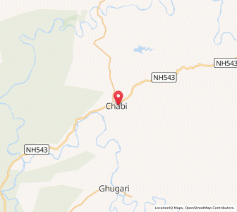 Map of Chabi, Madhya Pradesh