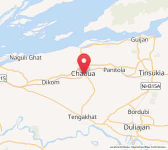 Map of Chabua, Assam