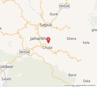 Map of Chai, Uttarakhand