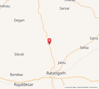 Map of Chainpura, Rajasthan