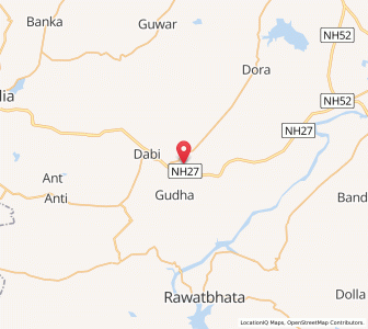 Map of Chainpuriya, Rajasthan