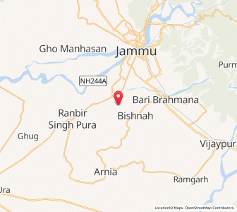 Map of Chak Alawal, Kashmir
