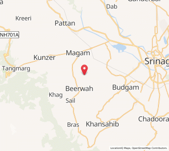 Map of Chak Dewan Lochhman Das, Kashmir