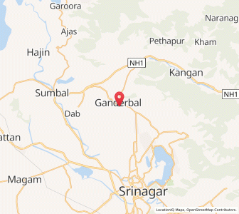 Map of Chak Fatehpura, Kashmir