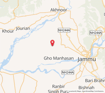 Map of Chak Gangu, Kashmir