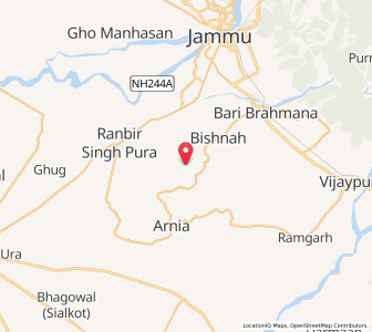 Map of Chak Harni, Kashmir