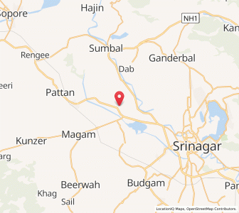 Map of Chak-i-Razaq Khan, Kashmir