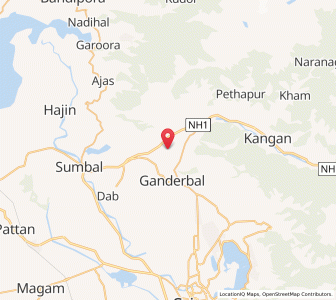 Map of Chak-i-Watalbagh, Kashmir
