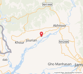 Map of Chak Karpal, Kashmir