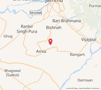 Map of Chak Kima, Kashmir