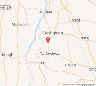 Map of Chak Madan, West Bengal